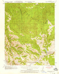 Gilroy Hot Springs 1939 topographic map thumbnail
