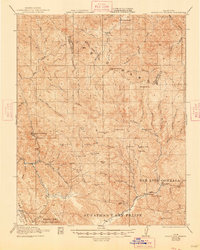 Gilroy Hot Springs 1921 topographic map thumbnail