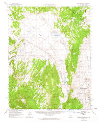 Glass Mountain 1962 topographic map thumbnail
