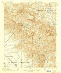Gonzales 1921 topographic map thumbnail