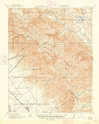 Gonzales 1921 topographic map thumbnail