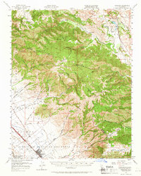 Gonzales 1957 topographic map thumbnail