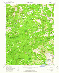 Granite Chief 1953 topographic map thumbnail