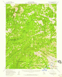 Granite Chief 1953 topographic map thumbnail