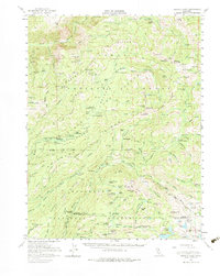 Granite Chief 1953 topographic map thumbnail
