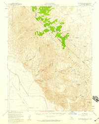 Grapevine Peak 1957 topographic map thumbnail