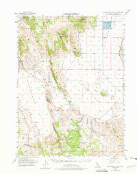 Grasshopper Valley 1954 topographic map thumbnail