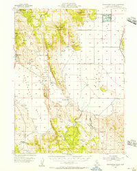 Grasshopper Valley 1954 topographic map thumbnail
