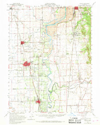 Gridley 1952 topographic map preview