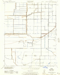 Hacienda Ranch 1942 topographic map thumbnail