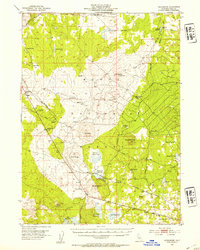 Hackamore 1952 topographic map thumbnail