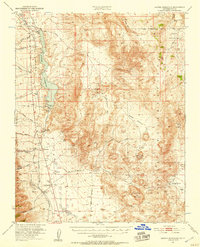 Haiwee Reservoir topographic map thumbnail