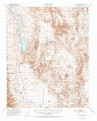 Haiwee Reservoir 1951 topographic map thumbnail