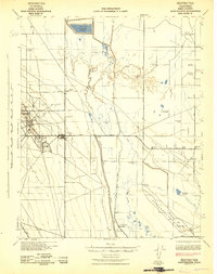 Hart Station 1942 topographic map thumbnail