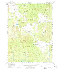 Harvey Mtn 1956 topographic map thumbnail