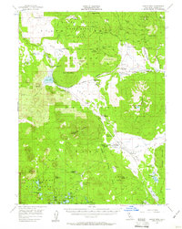 Harvey Mtn 1956 topographic map thumbnail