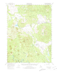 Harvey Mtn 1956 topographic map thumbnail