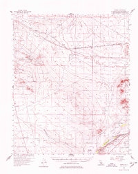 Hawes 1956 topographic map thumbnail