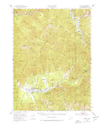 Hayfork 1951 topographic map thumbnail
