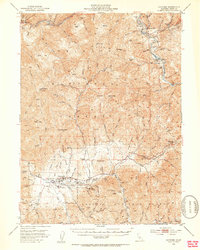 Hayfork 1951 topographic map thumbnail