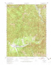 Hayfork 1951 topographic map thumbnail
