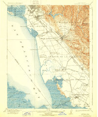 Haywards 1915 topographic map thumbnail