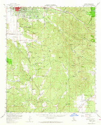 Hemet 1957 topographic map thumbnail
