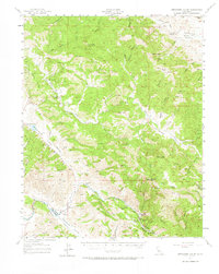 Hernandez Valley 1957 topographic map thumbnail
