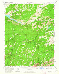 Hetch Hetchy Reservoir 1956 topographic map thumbnail