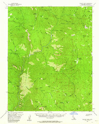 Hockett Peak 1956 topographic map thumbnail