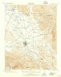 Hollister 1923 topographic map thumbnail