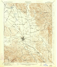 Hollister 1921 topographic map thumbnail