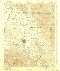 Hollister 1921 topographic map thumbnail