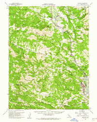 Hopland 1960 topographic map thumbnail