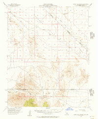 Horse Thief Springs 1956 topographic map thumbnail