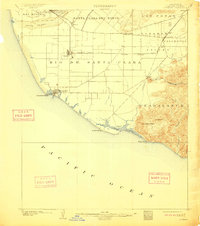Hueneme 1904 topographic map thumbnail