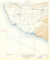 Hueneme 1904 topographic map thumbnail
