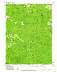 Hull Mountain 1952 topographic map thumbnail