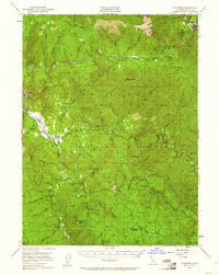 Hyampom 1951 topographic map thumbnail