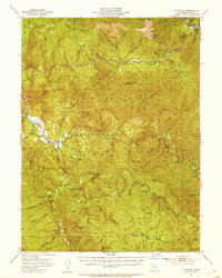 Hyampom 1951 topographic map thumbnail