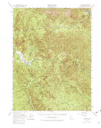Hyampom 1951 topographic map thumbnail