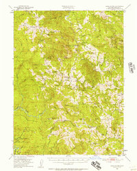 Iaqua Buttes 1950 topographic map thumbnail