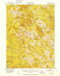 Iaqua Buttes 1950 topographic map thumbnail