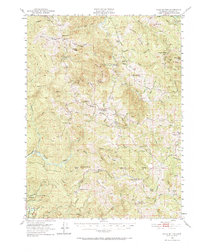 Iaqua Buttes 1950 topographic map thumbnail