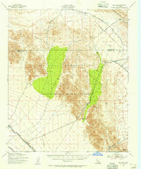 Iris Pass 1940 topographic map thumbnail