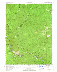 Ironside Mountain 1951 topographic map thumbnail