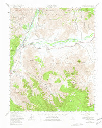 Isabella Dam topographic map thumbnail