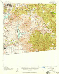 Jamul 1955 topographic map thumbnail