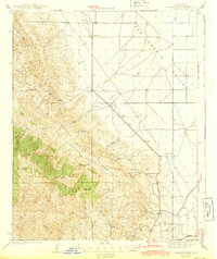 Joaquin Rocks 1943 topographic map thumbnail