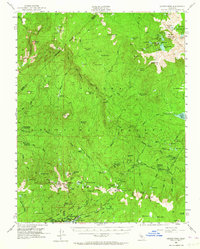 Kaiser Peak 1953 topographic map thumbnail